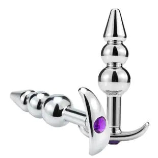 Metal Anal Toy Set for Adult Pleasure and Exploration