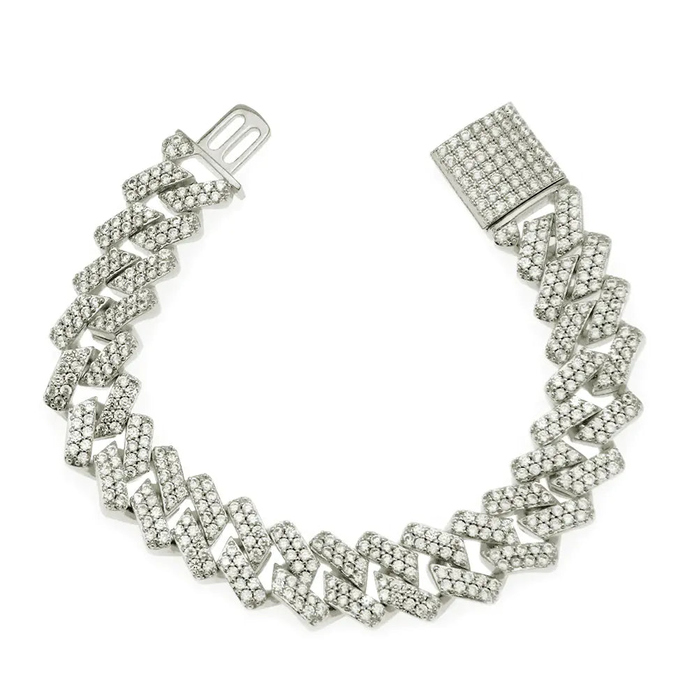 Miami Cuban Link Bracelet - Men's Rock Hip Hop Jewelry