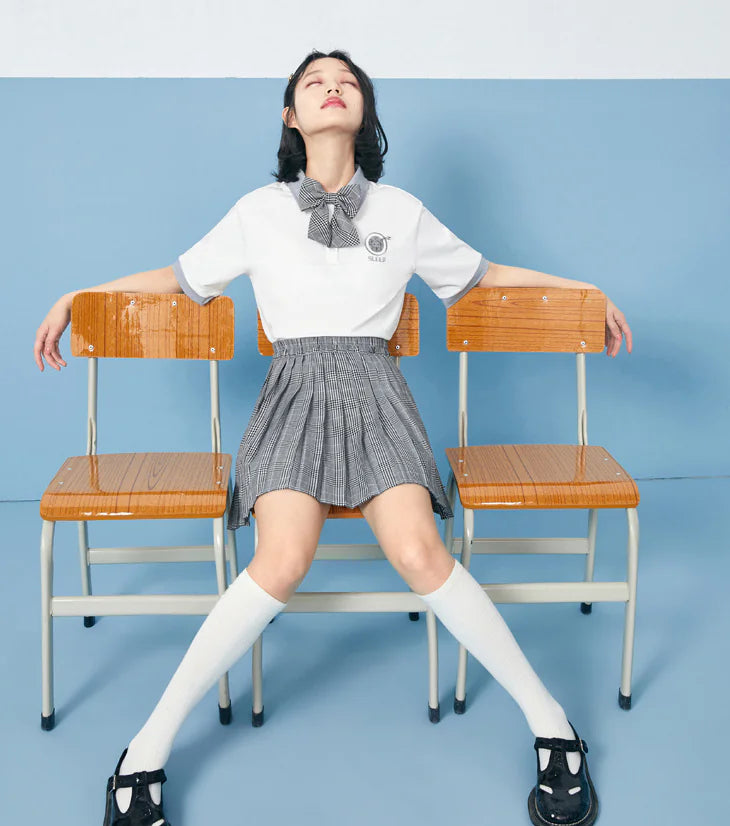 Plaid Pleated Skirt for Women - Autumn Midi Skirt