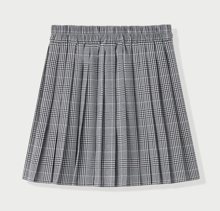 Plaid Pleated Skirt for Women - Autumn Midi Skirt