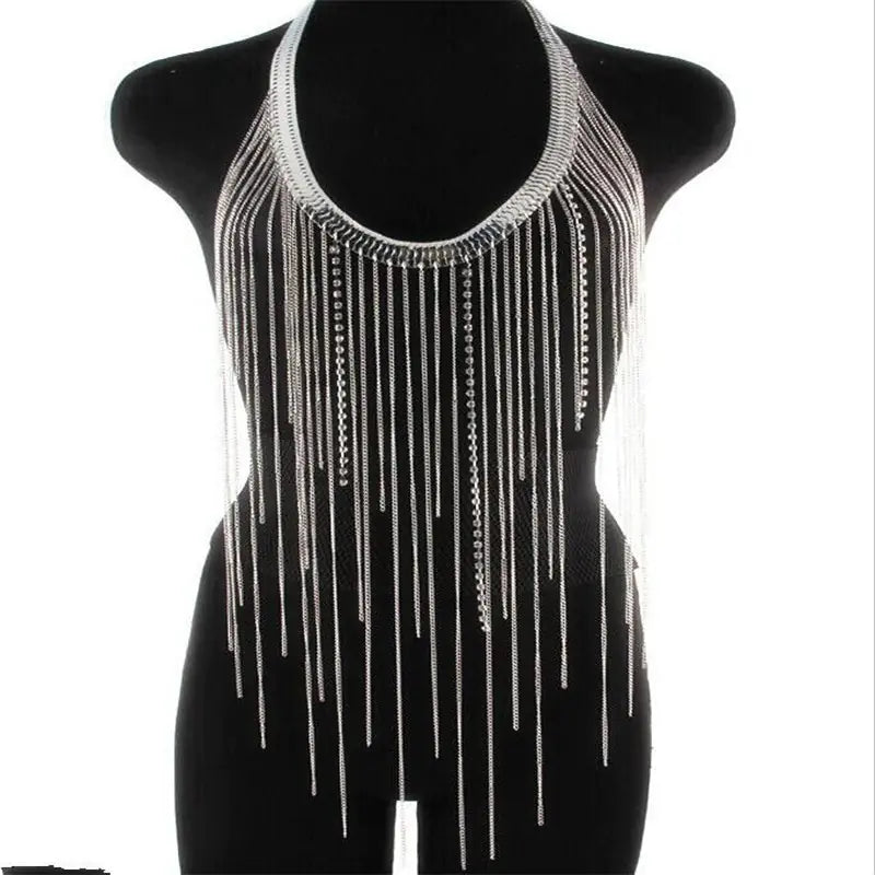 Long Tassel Body Chain - Elegant Design for Women