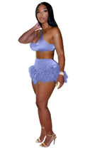 Straight Clubbin Fringe Two Piece Set (One Piece)