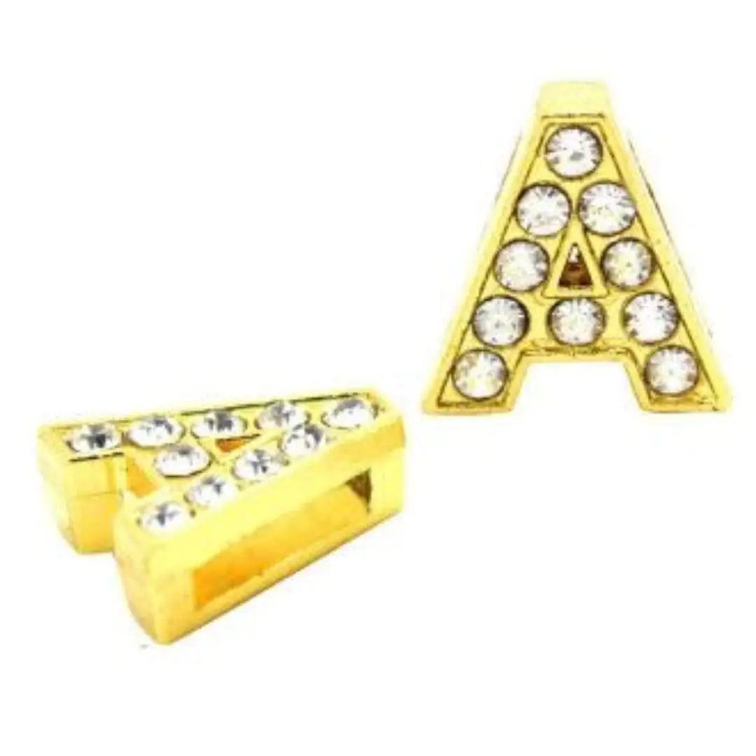 Pavé Letters -Gold Charms