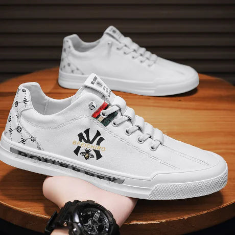 2020 Men's High-Top Canvas Sneakers, Breathable Casuals