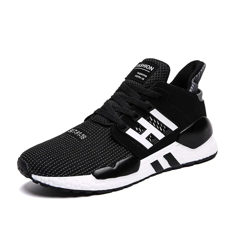 Men's Breathable Running Shoes - Trendy Knit Sneakers