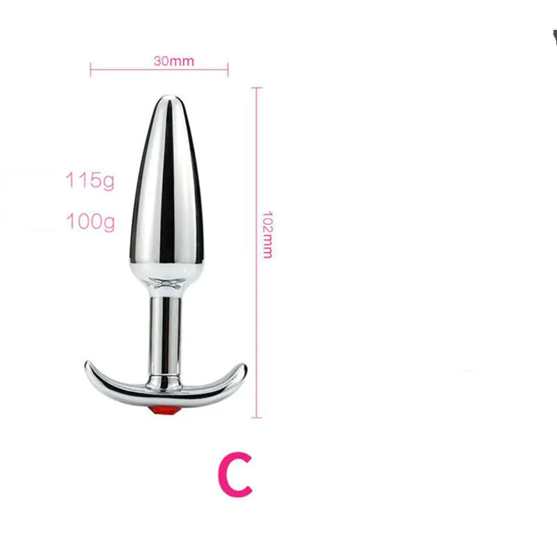 Metal Anal Toy Set for Adult Pleasure and Exploration