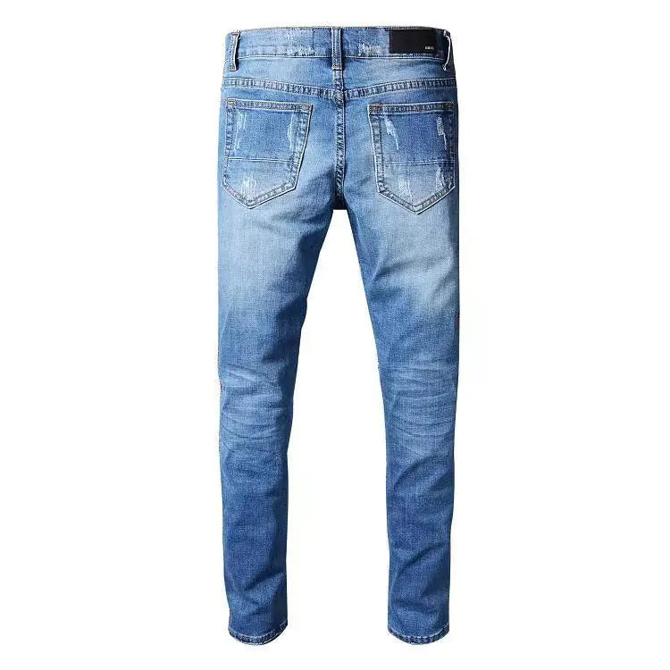 Men's Slim Fit European Style Denim Pants