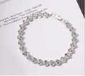 Silver Zirconia Riviera Bracelet (One Piece)