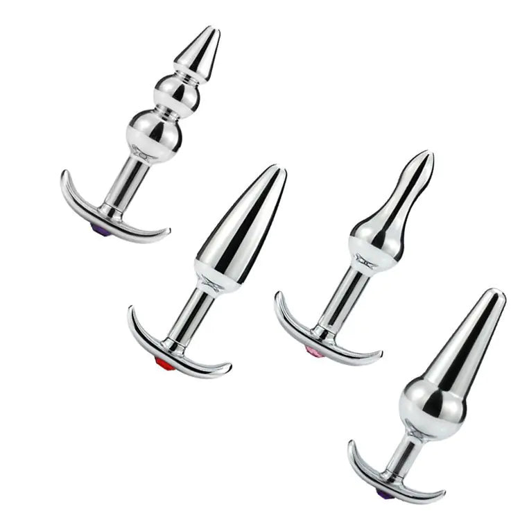 Metal Anal Toy Set for Adult Pleasure and Exploration