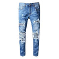 Men's Slim Fit European Style Denim Pants