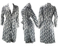 L8099 Women's Digital Print Outerwear Coat