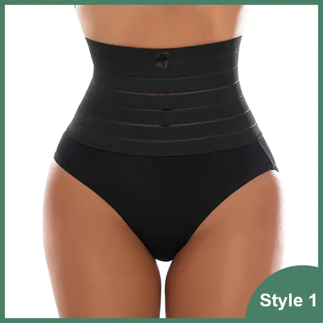 High Waist Postpartum Body Shaper Panties Plus Size